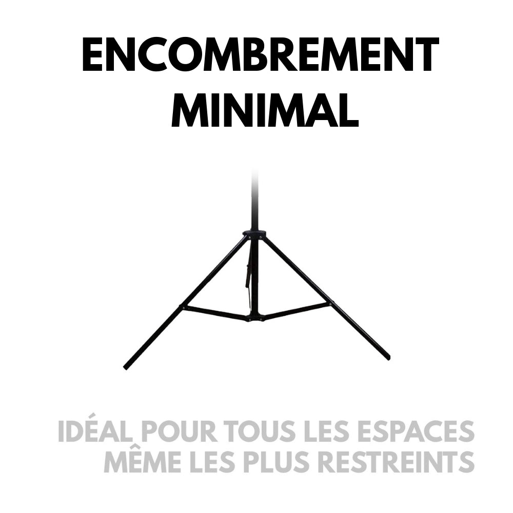 TRÉPIED POUR VIDÉOPROJECTEUR, PORTABLE PLIABLE AJUSTABLE EN HAUTEUR