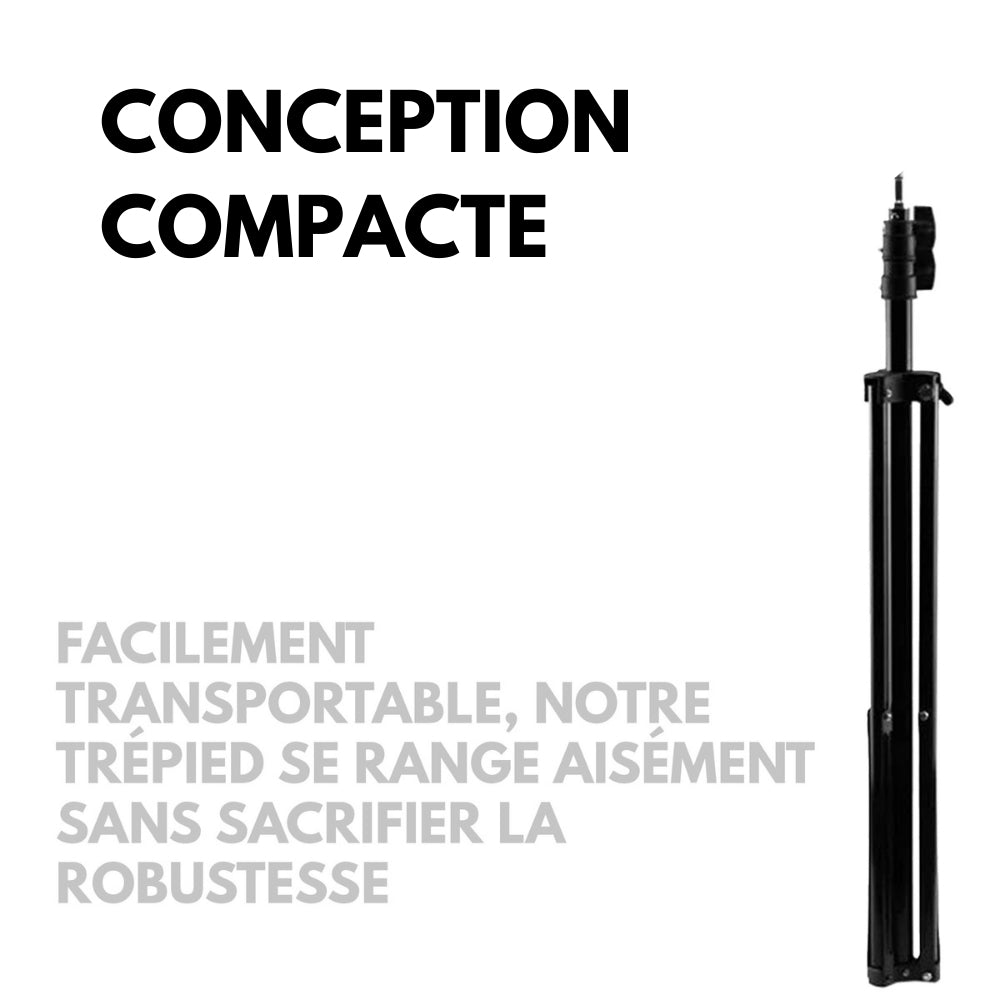 TRÉPIED POUR VIDÉOPROJECTEUR, PORTABLE PLIABLE AJUSTABLE EN HAUTEUR