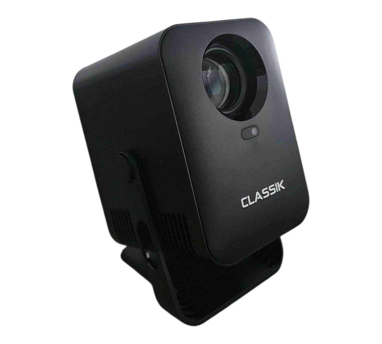 Coffret mini vidéoprojecteur CK avec enceintes compactes et clavier tactile Bluetooth